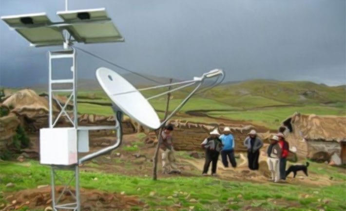red 3G de satélites