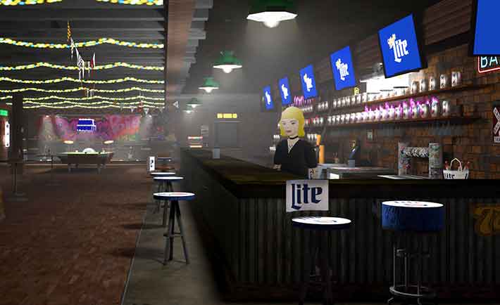Miller Lite abre su bar virtual Meta Lite Bar